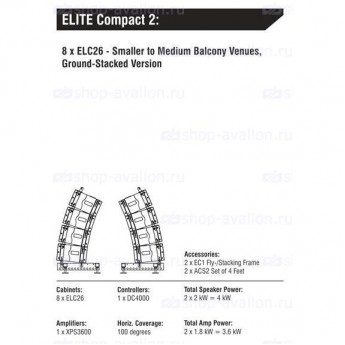 Звуковые комплекты NOVA ELITE COMPACT 2 26813